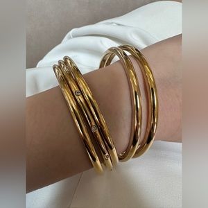 Set of Gold Bangles